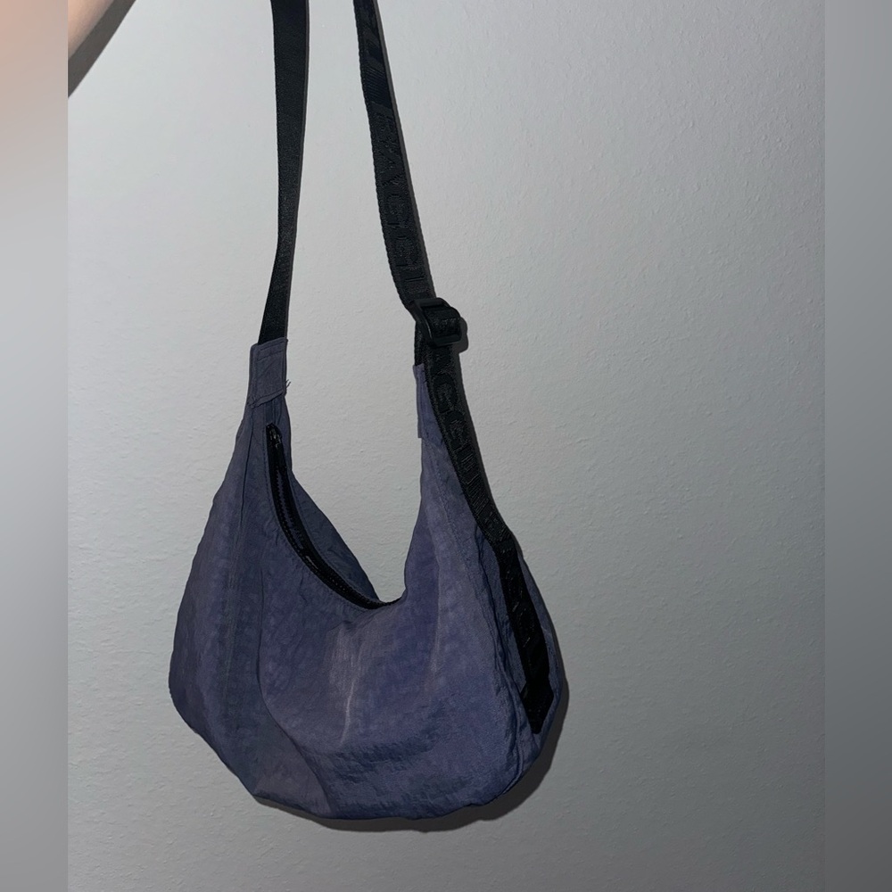 WELL LOVED Ink Medium Crescent Bag